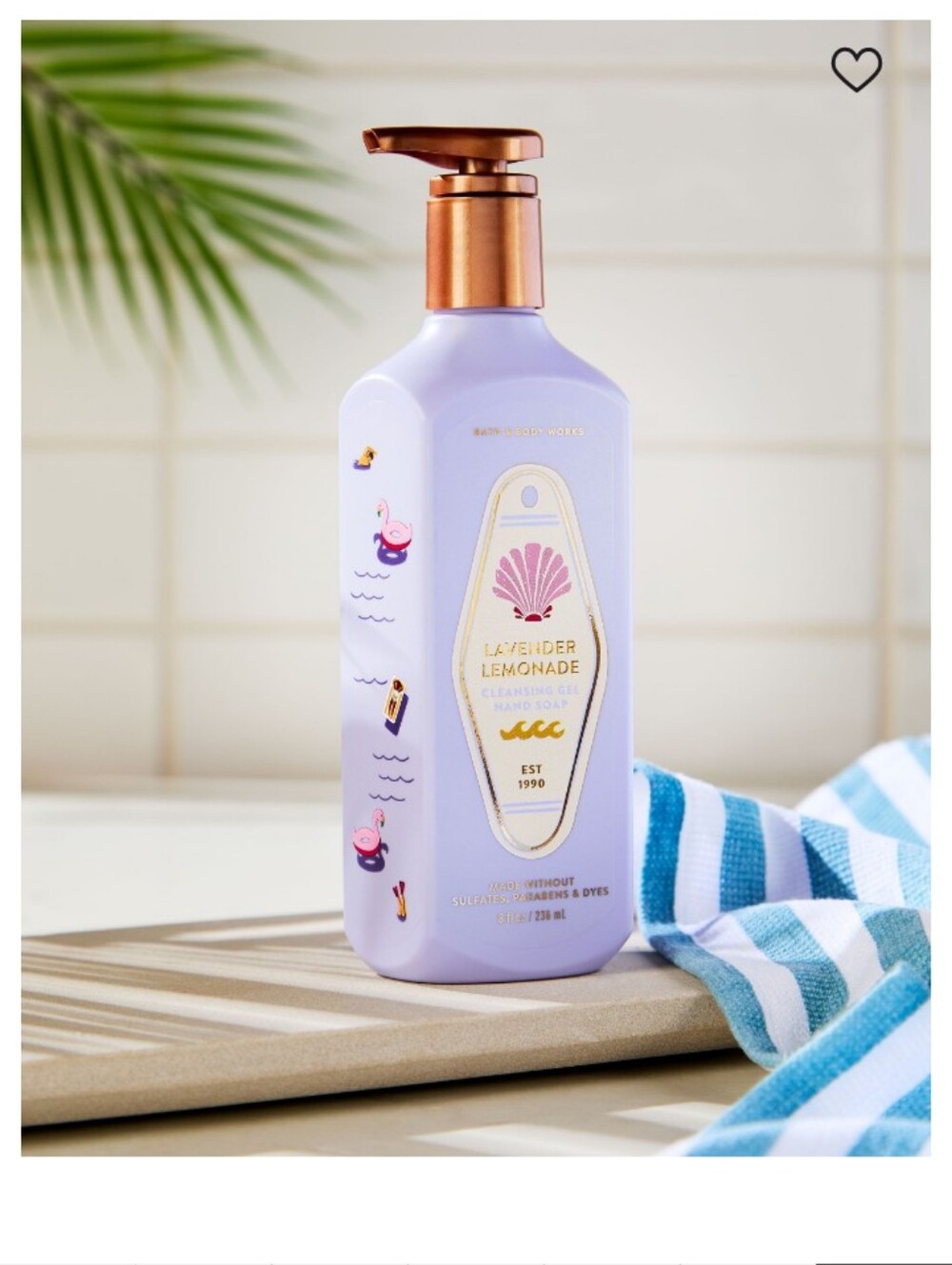 Bath & Body Works Lavender Lemonade Hand Soap - Lavender & Gold Cap🍋 SOLD OUT